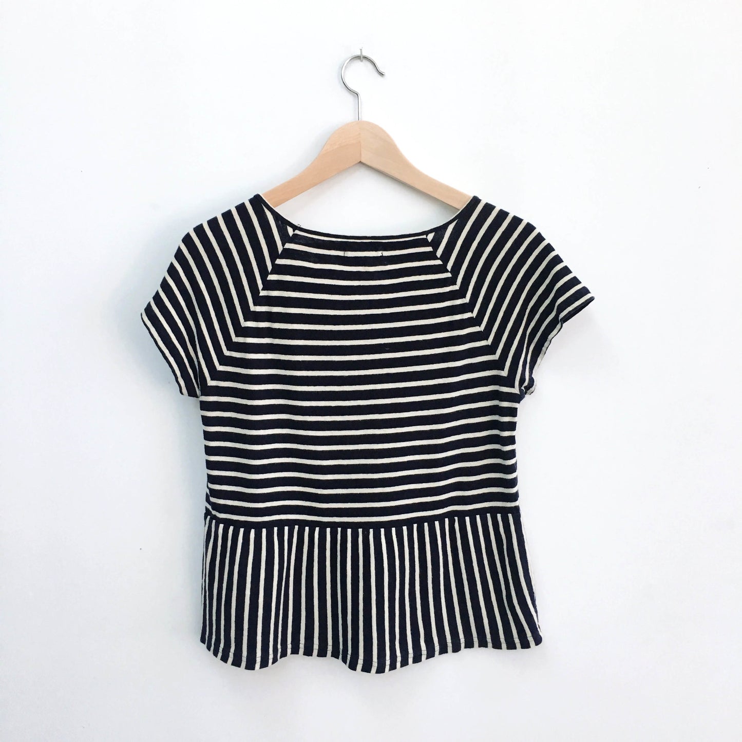 Madewell swing panel tee in stripe - size xs