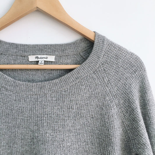 Madewell Waffle Pullover - size Medium
