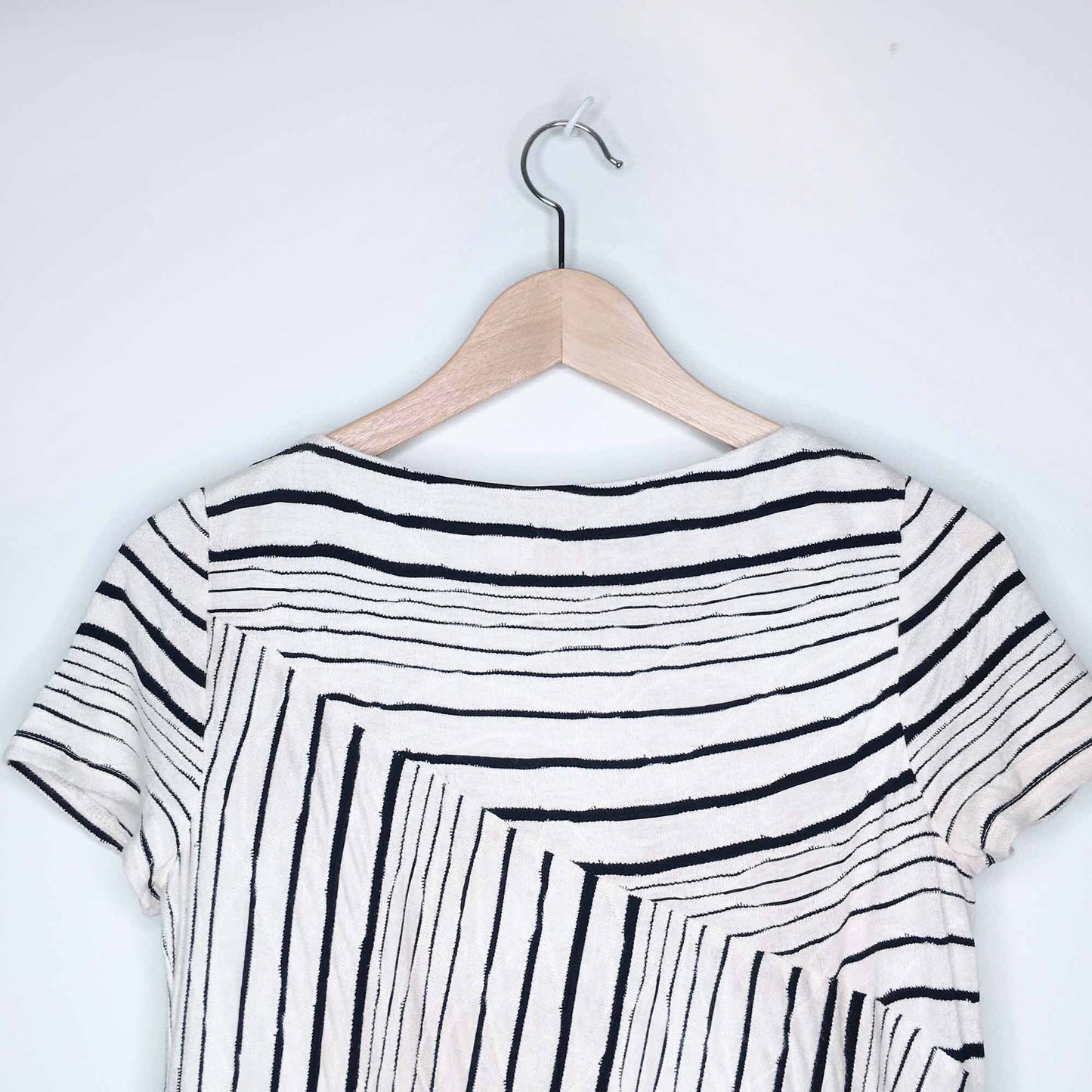 maeve stripestack a-line t-shirt dress - size small