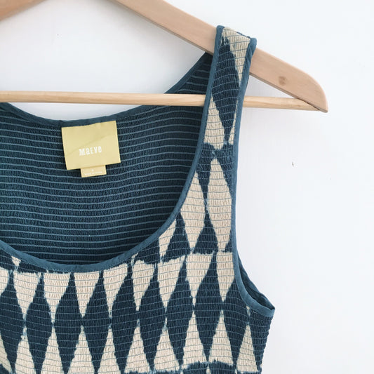 Maeve Silk Castalia Dress - size 6 - Anthropologie