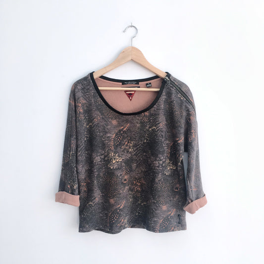 Maison Scotch Peacock Sweatshirt - size 1