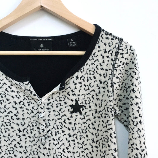 Scotch & Soda star henley - size Small