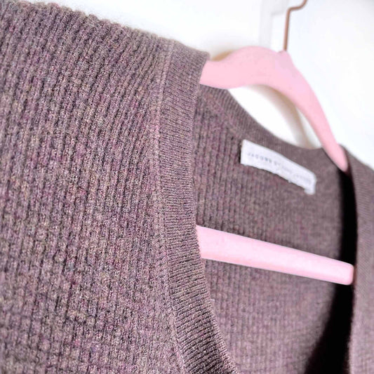 jacobs by marc jacobs cashmere waffle sweater - size medium