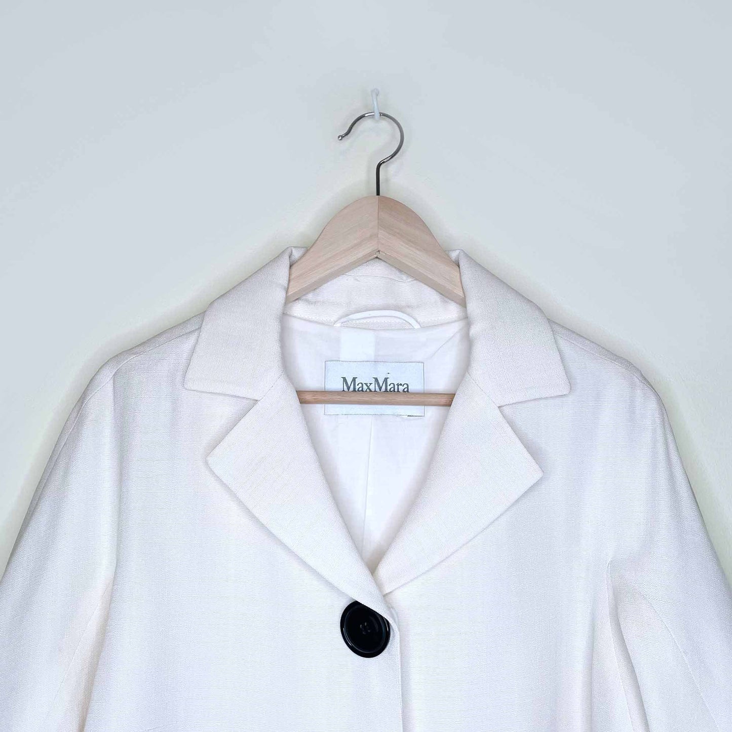 max mara silk-blend bell sleeve box pleat cropped jacket - size 8