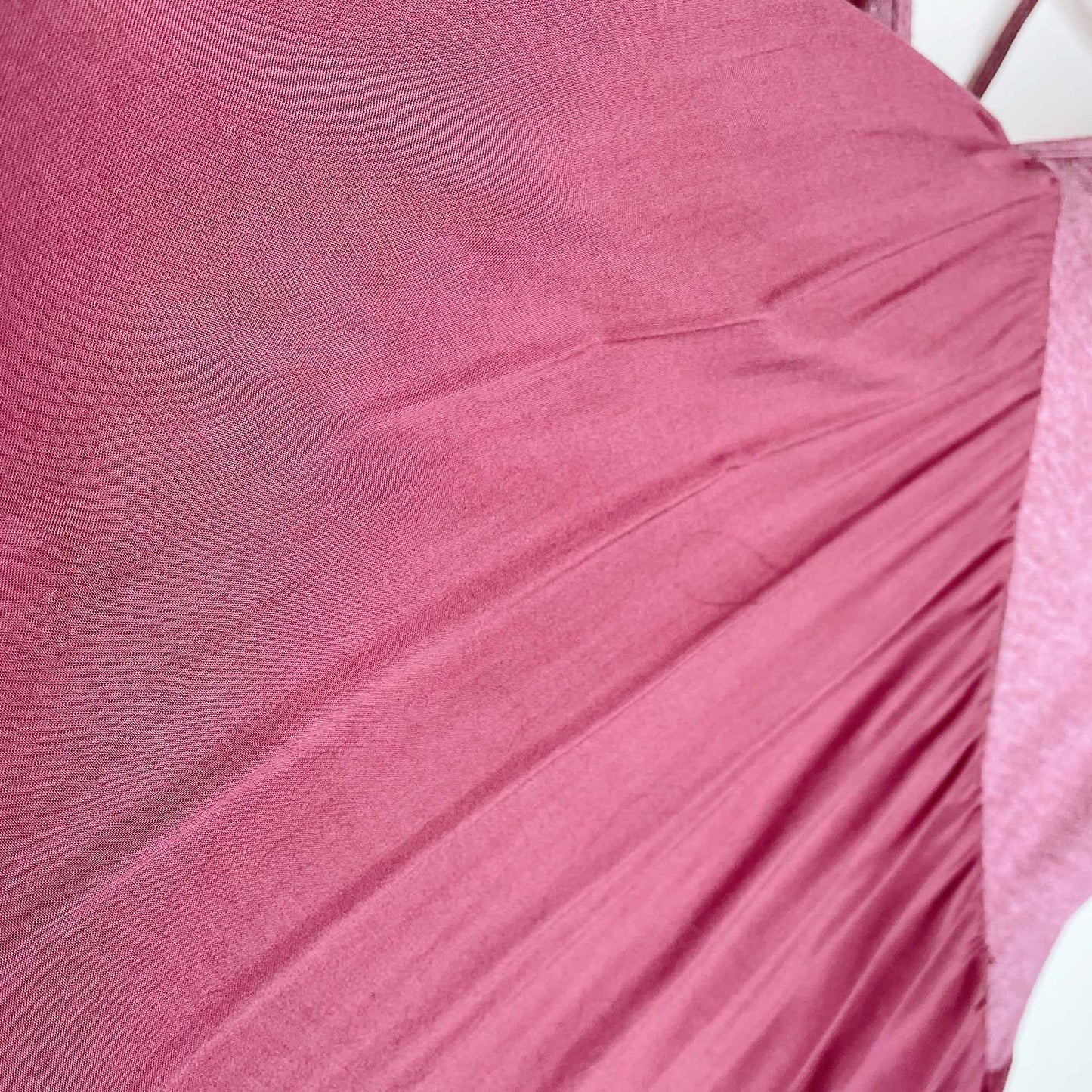 meadow rue flowy oversized v-neck top - size medium