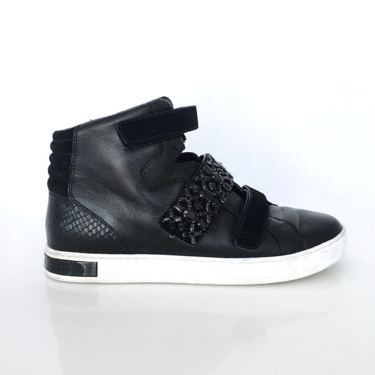 Michael Kors Randi Leather Sneakers - size 8.5