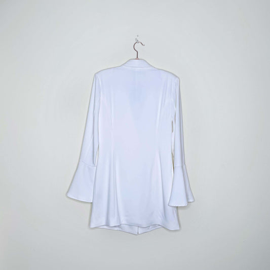 nbd como la flor white suit dress