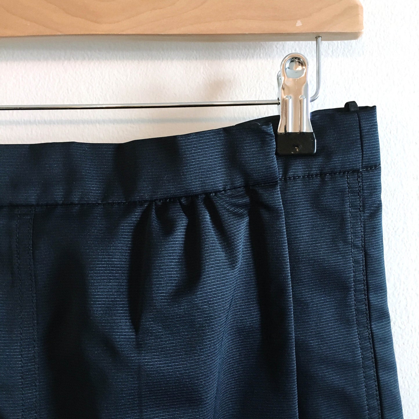 nina ricci mini skirt with chiffon hem - size 38