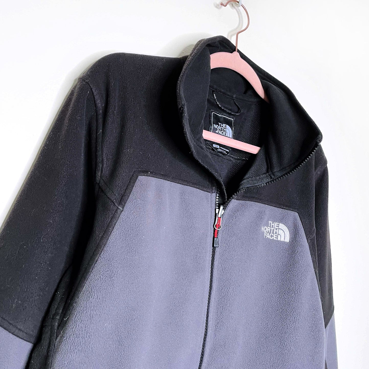 the north face soft shell fleece jacket - size small