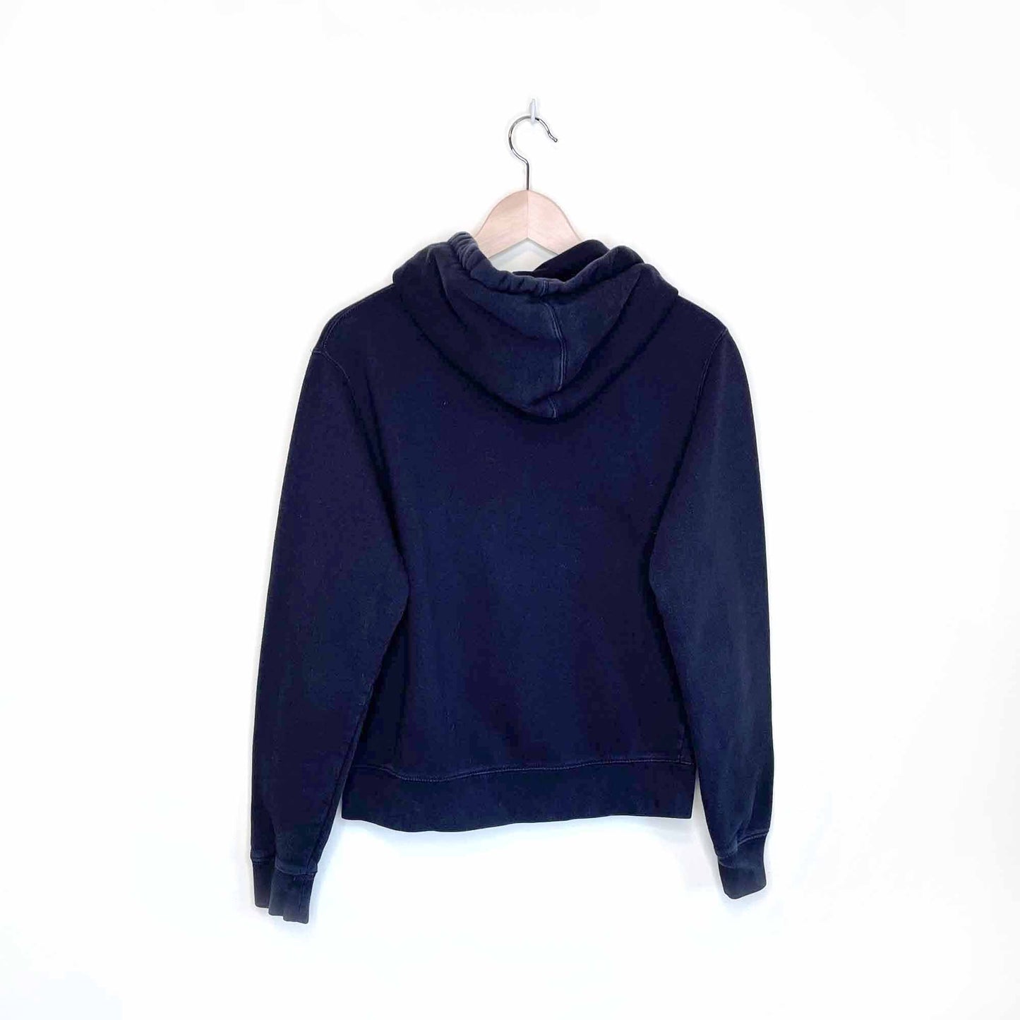 obey propaganda black hooded logo sweatshirt - size small