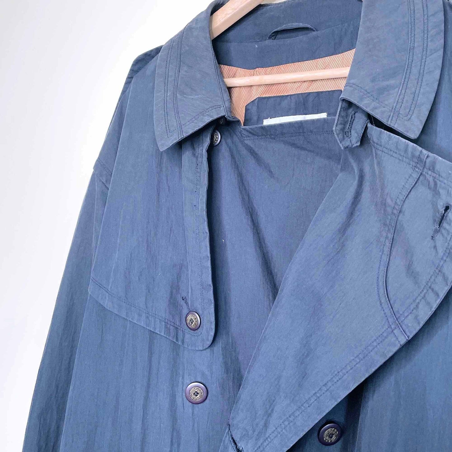 Vintage Oscar de la Renta runway belted trench coat - size XL