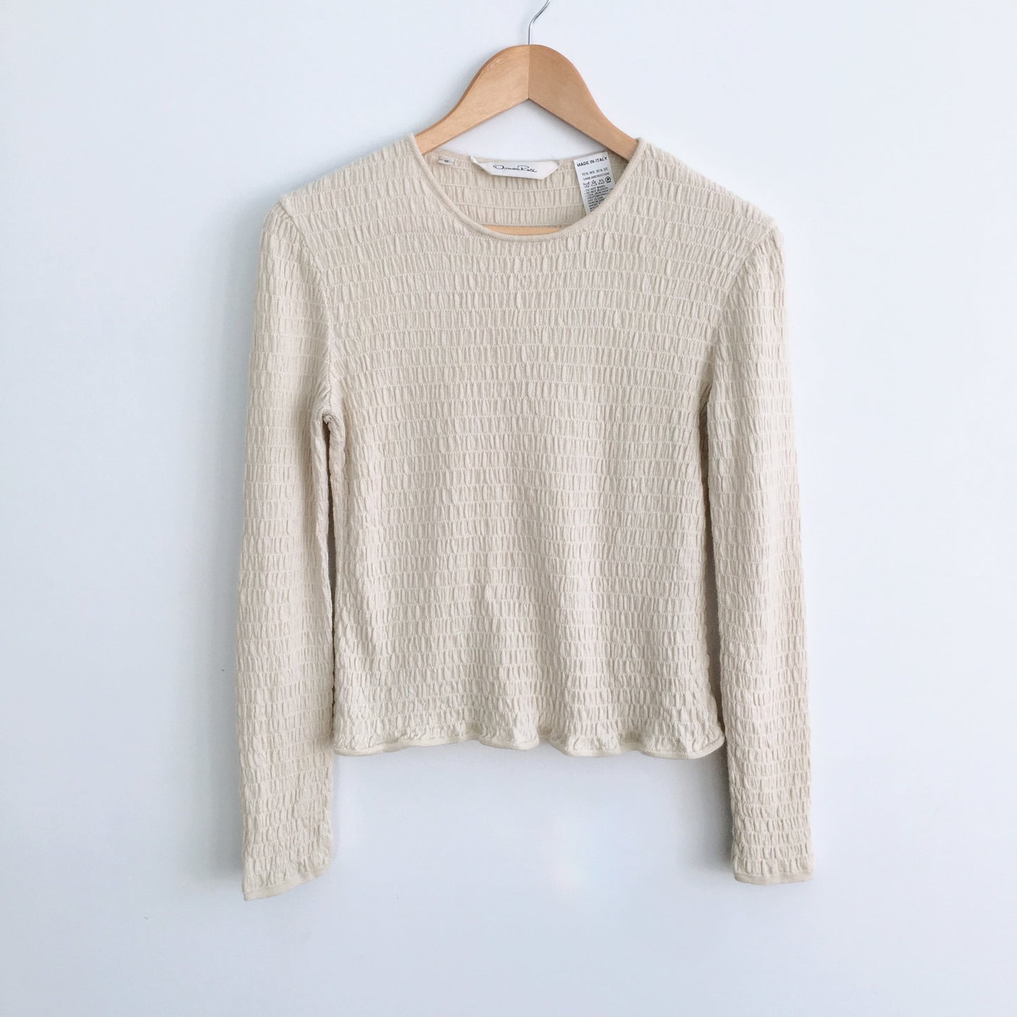Oscar de la Renta Silk Cashmere Knit - size Small