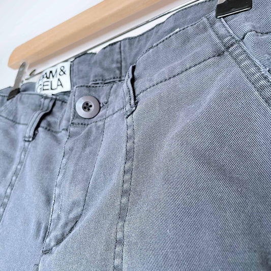 Pam & Gela lace-up back utility pant - size 27