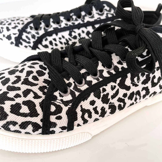 Parfois animal print canvas trainers - size 39