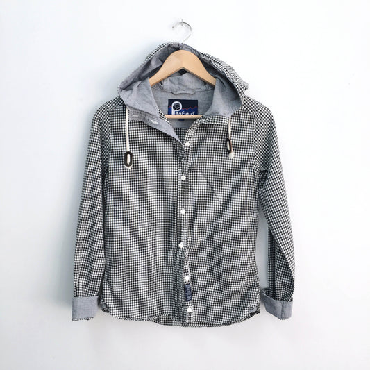 Penfield Check Hooded Shirt - size Small