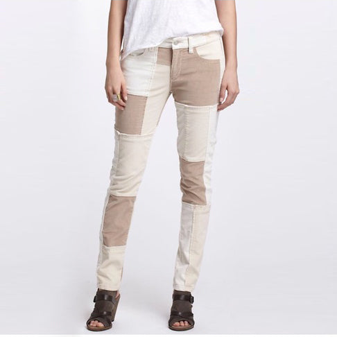 Pilcro and the Letterpress Anthropologie patchwork cords - size 27