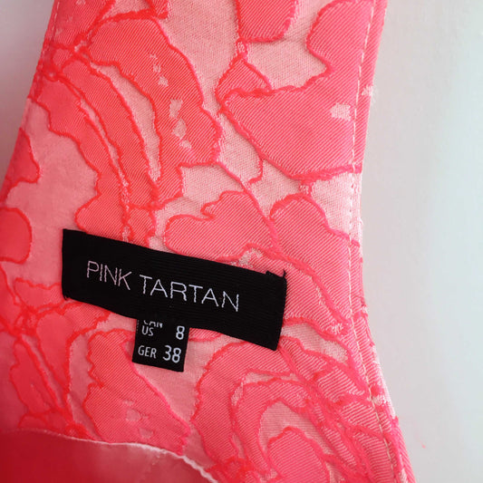 Pink Tartan Willow Kelly Dress - size 8