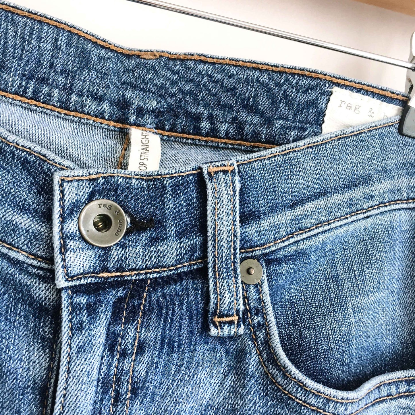 Rag & Bone crop straight leg jeans - size 25
