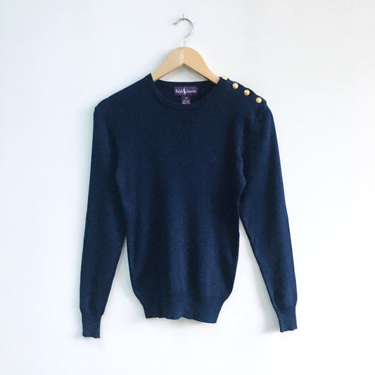 Ralph Lauren Purple Label Silk Sweater - size Small