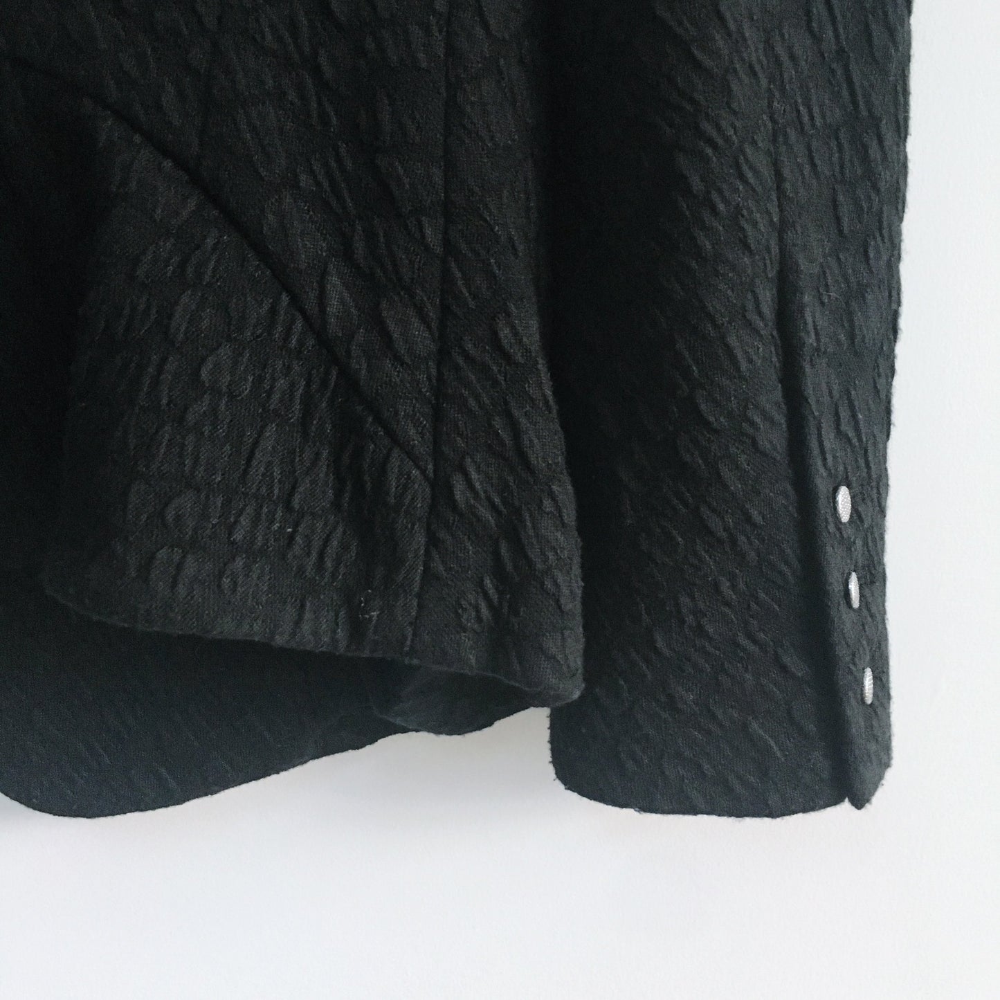 Rebecca Taylor Textured Blazer with Leather Collar - size 4