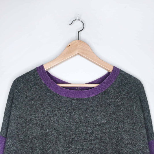 Repeat Cashmere colour block button back sweater - size Small