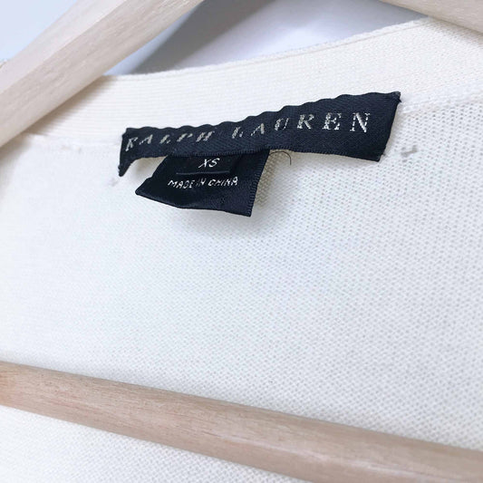 ralph lauren black label cashmere cardigan - size xs