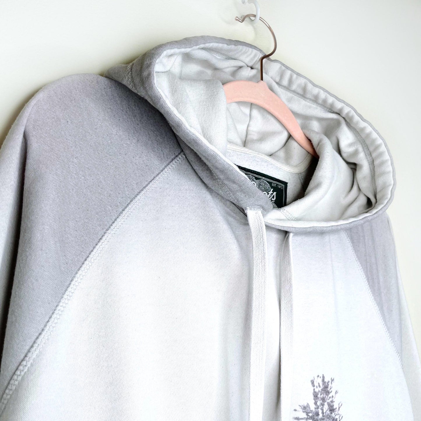 roots sublimated winter forest hoodie - size small