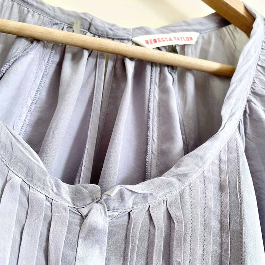 Rebecca Taylor lilac silk dolman blouse - size 2