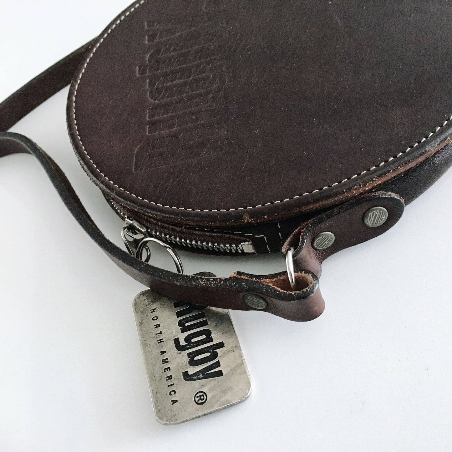 Vintage Rugby Leather Crossbody