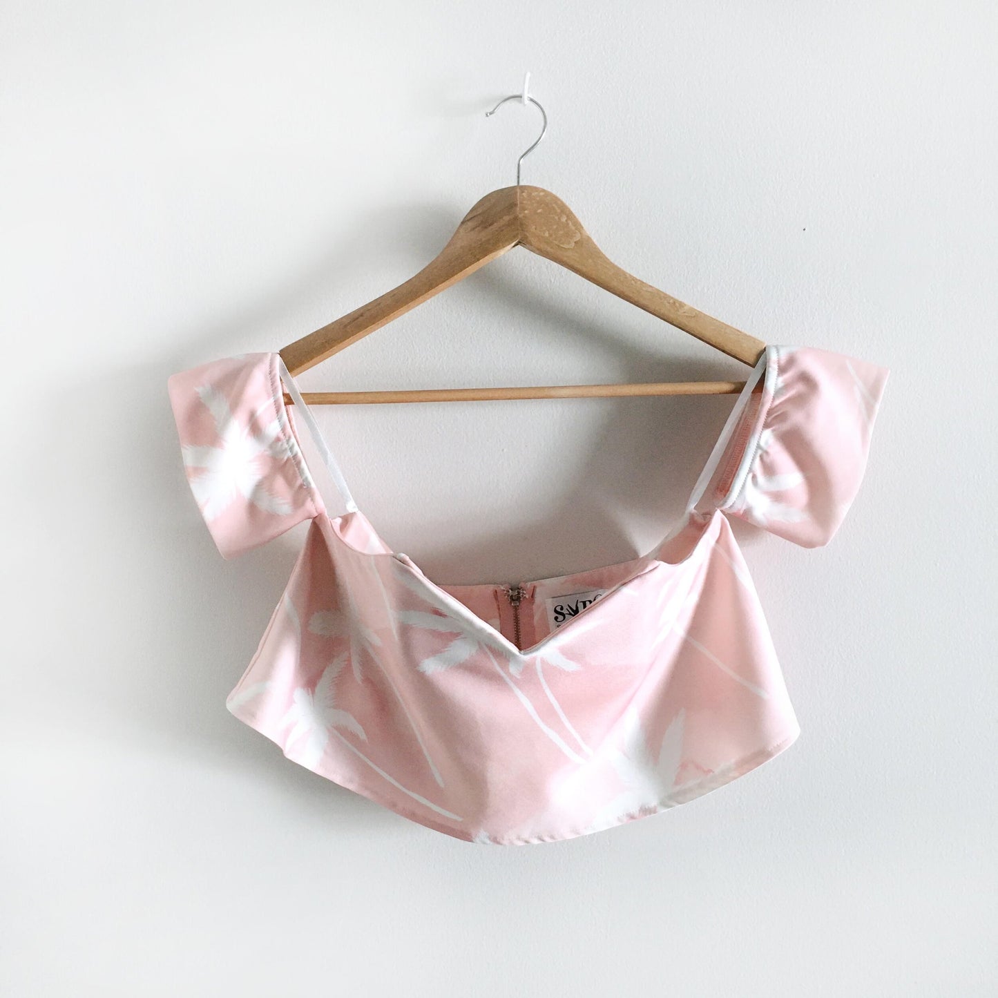 Sabo Skirt Pink Palm Tree Set - size Small