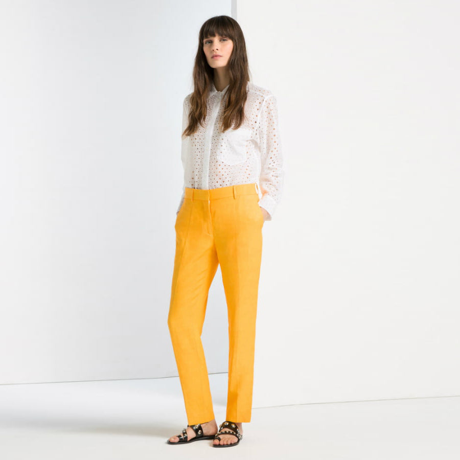 Sandro Ochre Penina Trouser - size 38