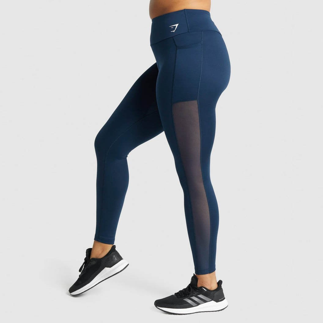 gymshark training mesh pocket leggings - size xs – good market
