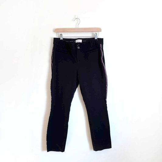 Anthropologie the Essential Slim high rise trouser - size 8