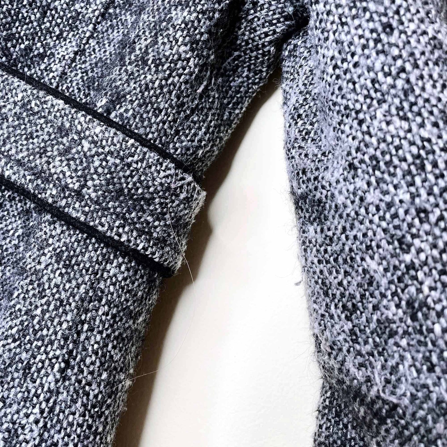 soia & kyo double breasted belted wool jacket - size small