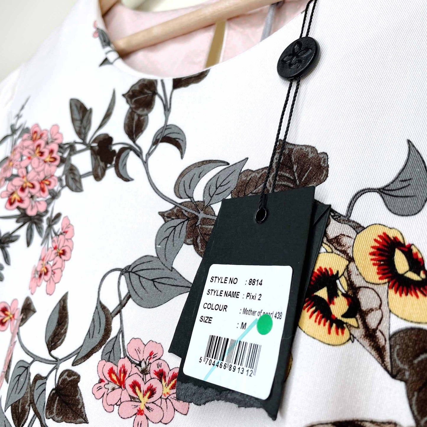 nwt soulmate pixi 2 japanese floral dress - size medium