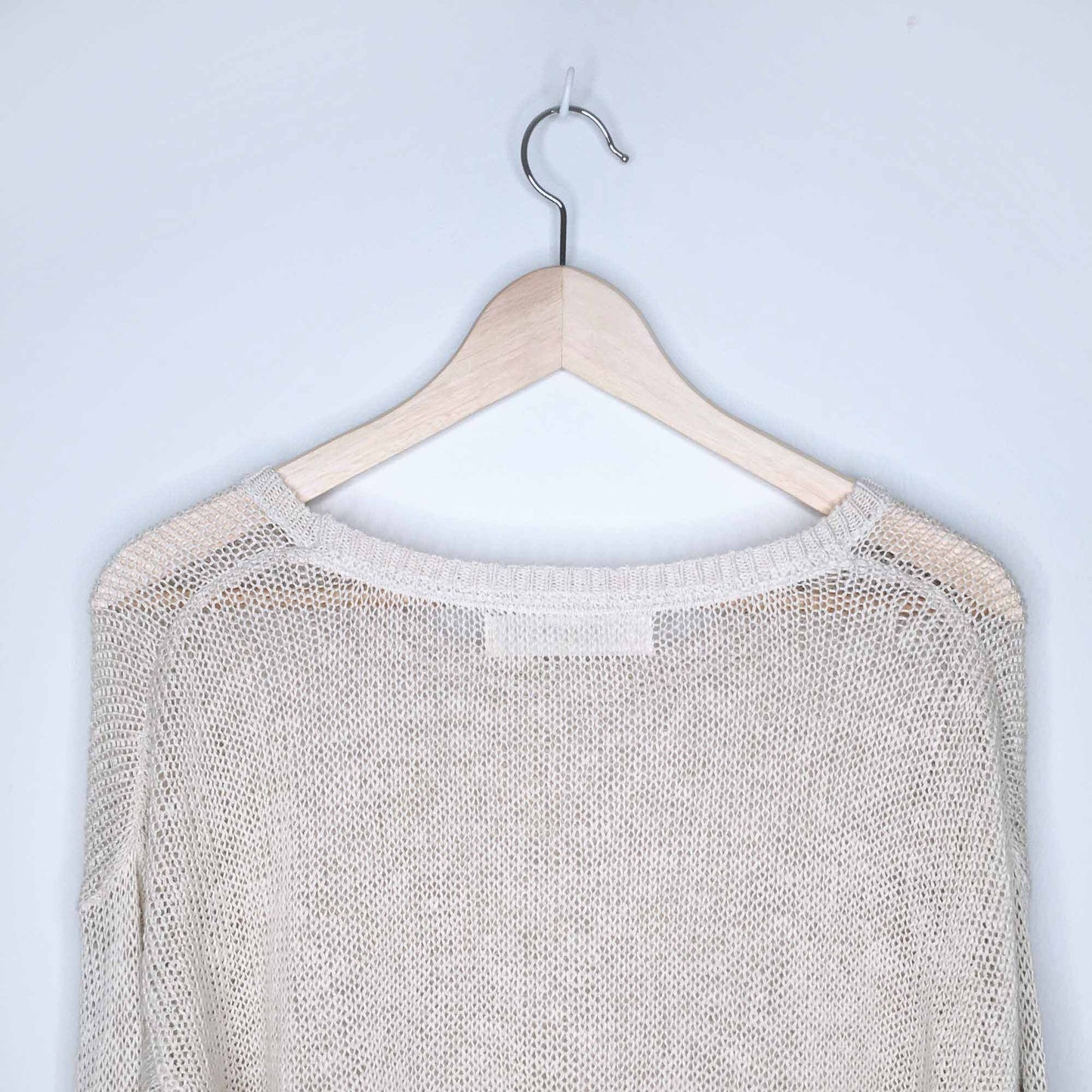 Sparrow linen-blend oversized pocket sweater - size xs