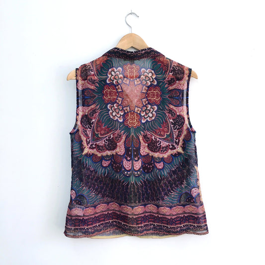 Staring at Stars Paisley Blouse - size Large