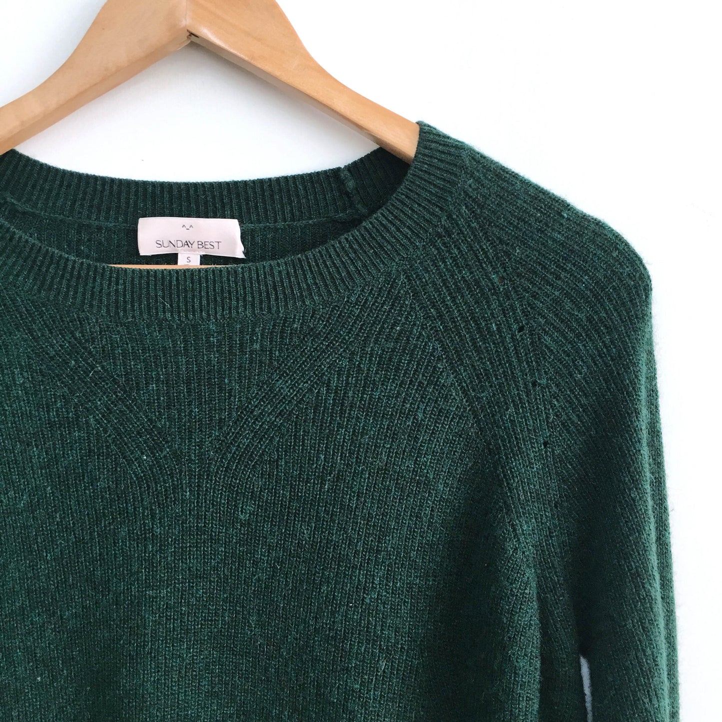 Sunday Best Emerald Wool Sweater - size Small