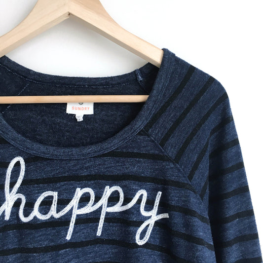 Sundry Happy Sweatshirt - size 2