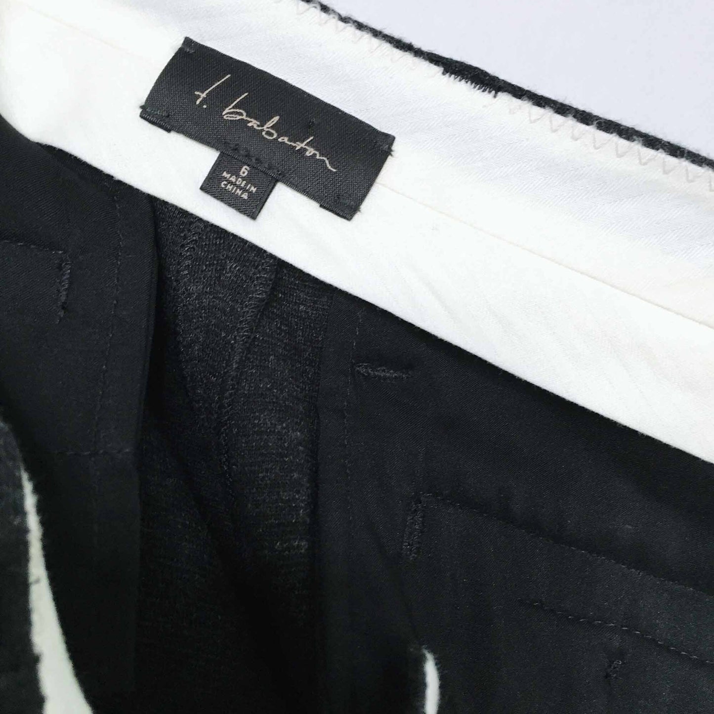 t. babaton baldwin high-rise wool-blend trouser - size 6