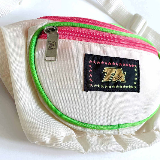 vintage 80's retro neon fanny pack