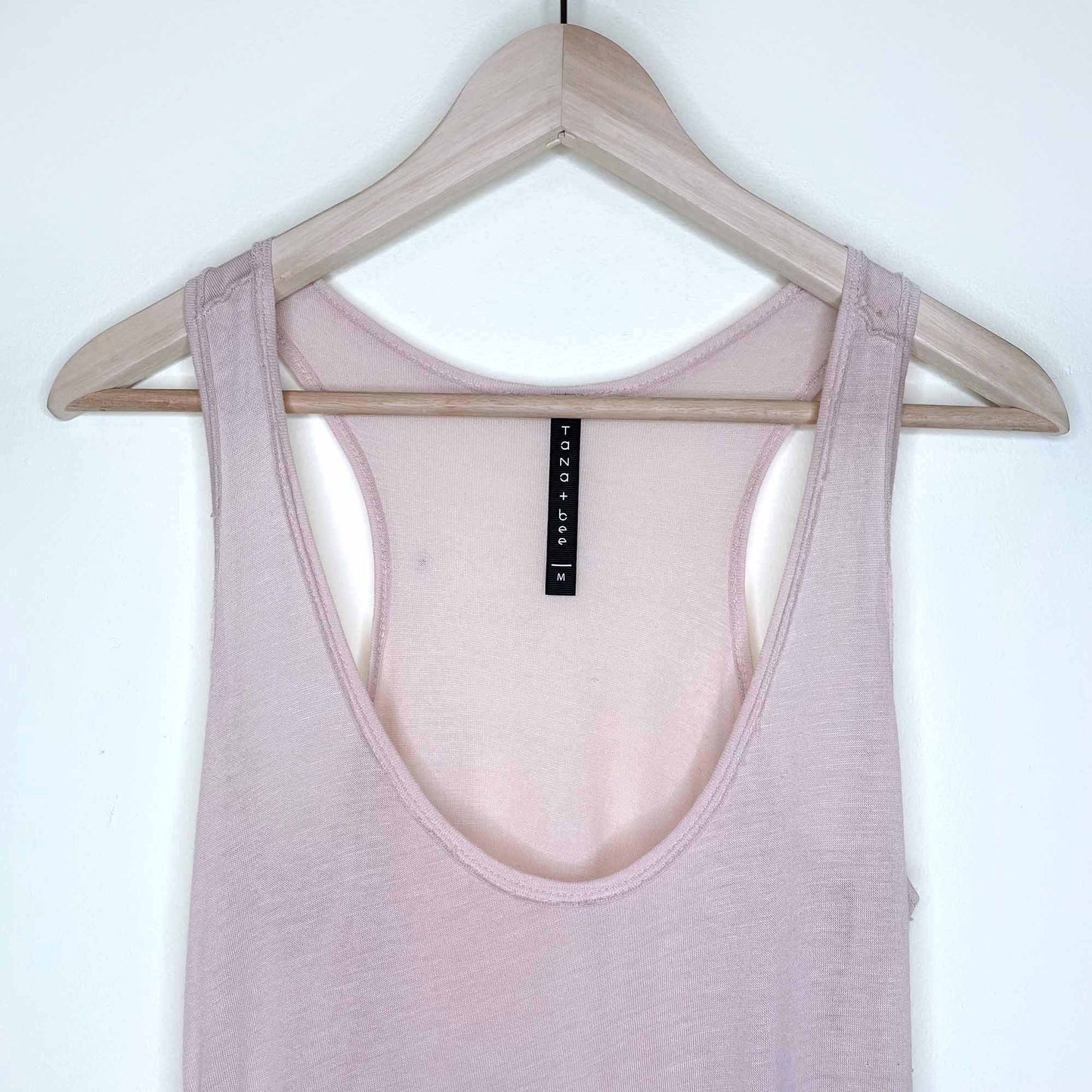 tana + bee lightweight pink summer tank - size medium