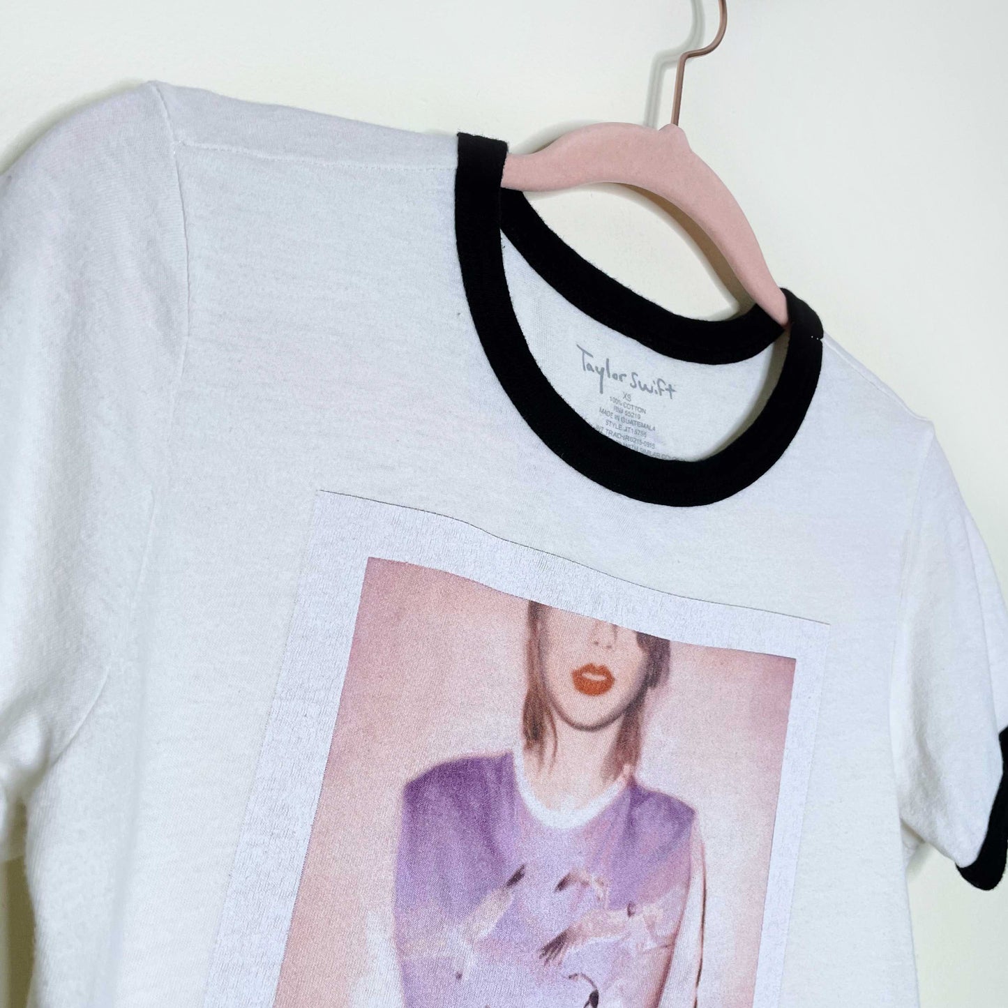 taylor swift 1989 tour concert ringer tee - size xs