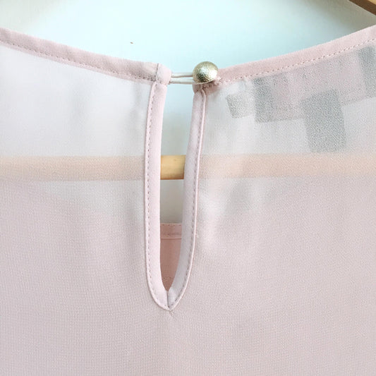 Ted Baker Tiered Scallop Blouse - size 0