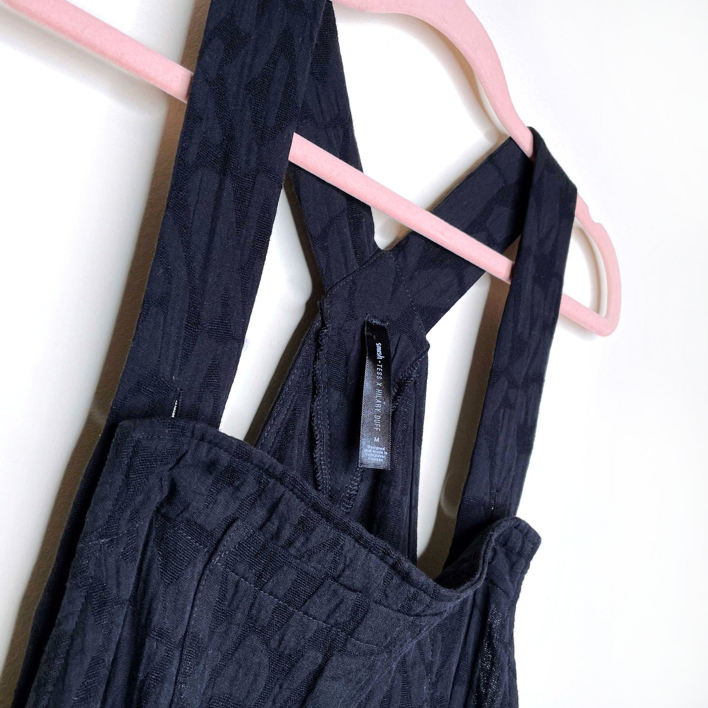 smash + tess x hilary duff black romperalls - size medium