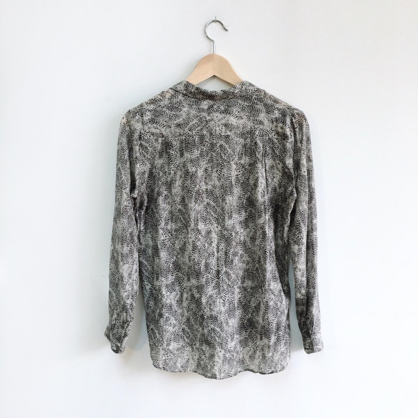 The Kooples snake print silk blouse - size xs