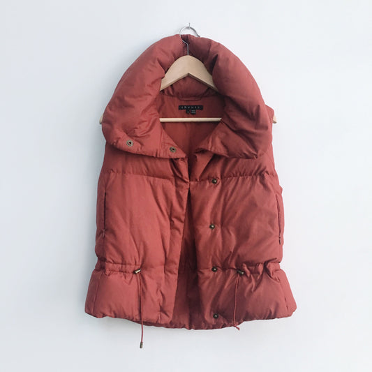 Theory Down Puffer Vest - size Small