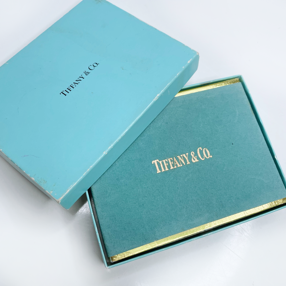 vintage tiffany & co playing cards set and gift box