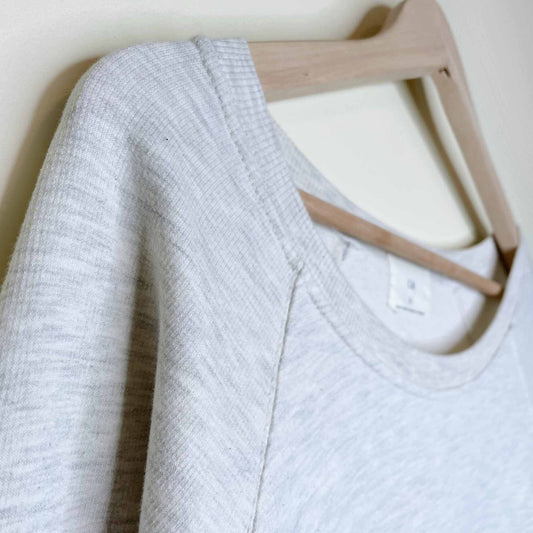 t. la oversized lightweight cocoon sweatshirt - size large