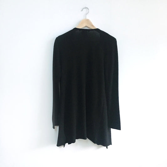 Tory Burch Ruffle front Wool Cardigan - size xs